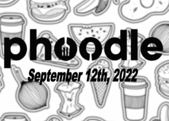 Daily Phoodle - 12th September 2022