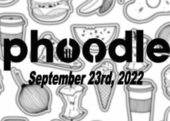 Daily Phoodle - 23rd September 2022