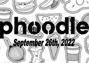 Daily Phoodle - 26th September 2022
