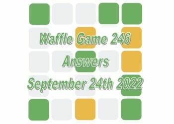 Daily Waffle - September 24th 2022