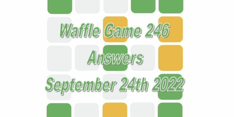 Daily Waffle - September 24th 2022
