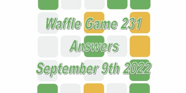 Daily Waffle - September 9th 2022