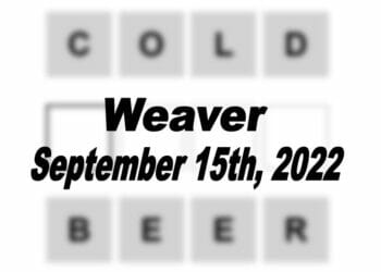 Daily Weaver - 15th September 2022