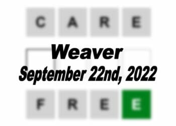 Daily Weaver - 22nd September 2022