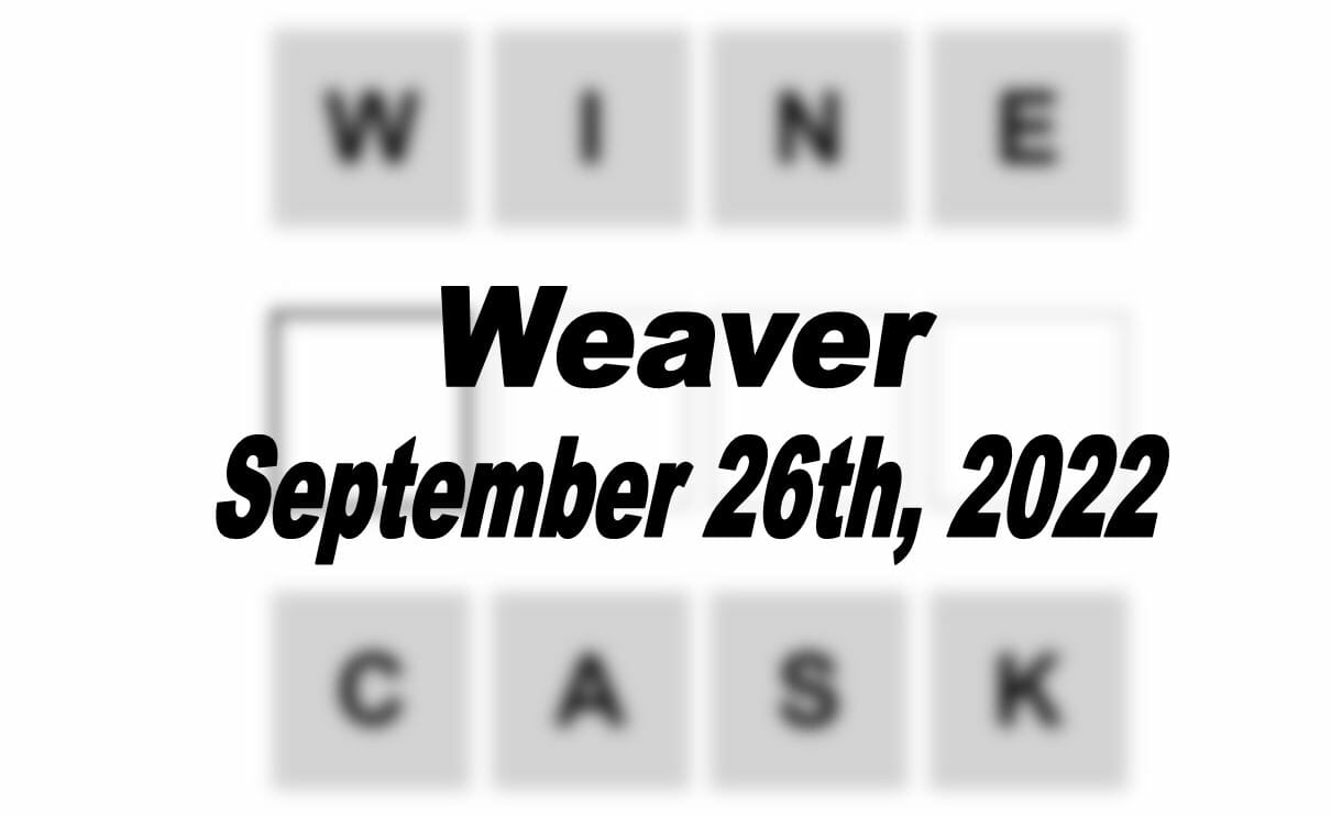 Daily Weaver - 26th September 2022