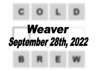 Daily Weaver - 28th September 2022
