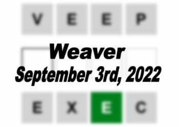 Daily Weaver - 3rd September 2022