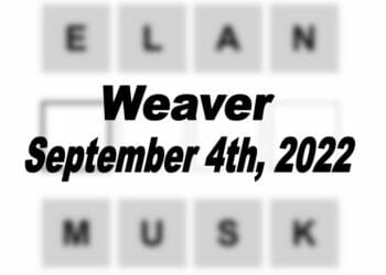 Daily Weaver - 4th September 2022