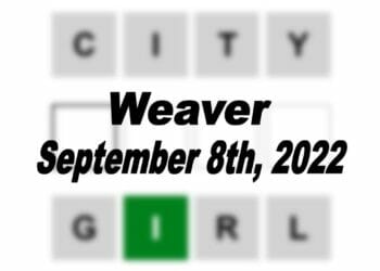 Daily Weaver - 8th September 2022