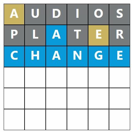 Daily Word Hurdle #497 Morning Answer - 24th September 2022