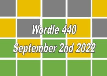 Daily Wordle 440 - 2nd September 2022