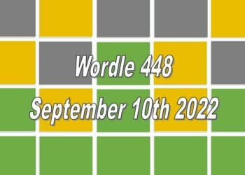 Daily Wordle 448 - 10th September 2022