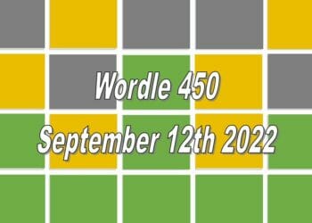 Daily Wordle 450 - 12th September 2022