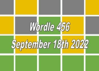 Daily Wordle 456 - 18th September 2022