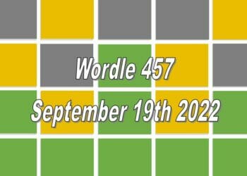Daily Wordle 457 - 19th September 2022