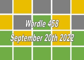 Daily Wordle 458 - 20th September 2022