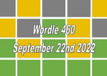 Daily Wordle 460 - 22nd September 2022