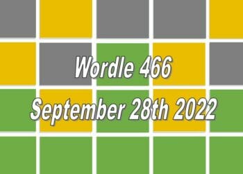 Daily Wordle 466 - 28th September 2022