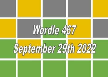 Daily Wordle 467 - 29th September 2022