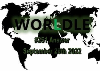 Daily Worldle - September 29th 2022