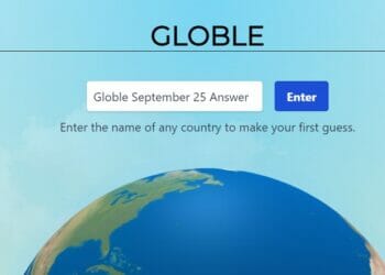 Globle 25 September Answer and Hints Today