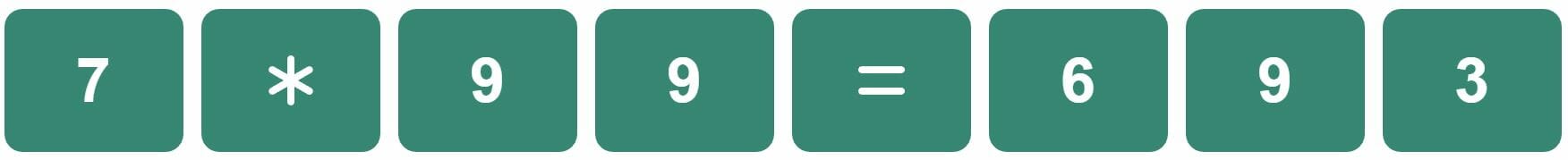 Daily Bi-Nerdle Answer 1 - 3rd October 2022
