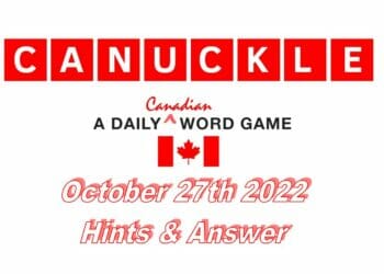 Daily Canuckle - 27th October 2022