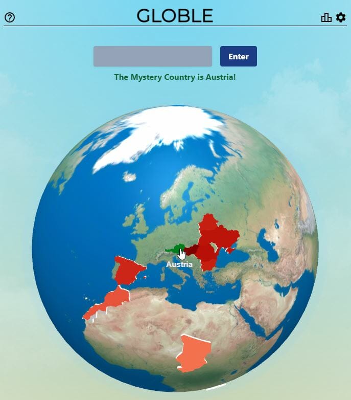 Daily Globle Answer - 27th October 2022