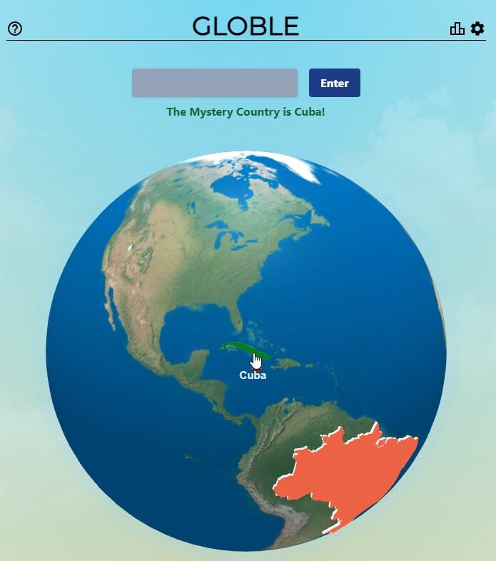 Daily Globle Answer - 31st October 2022