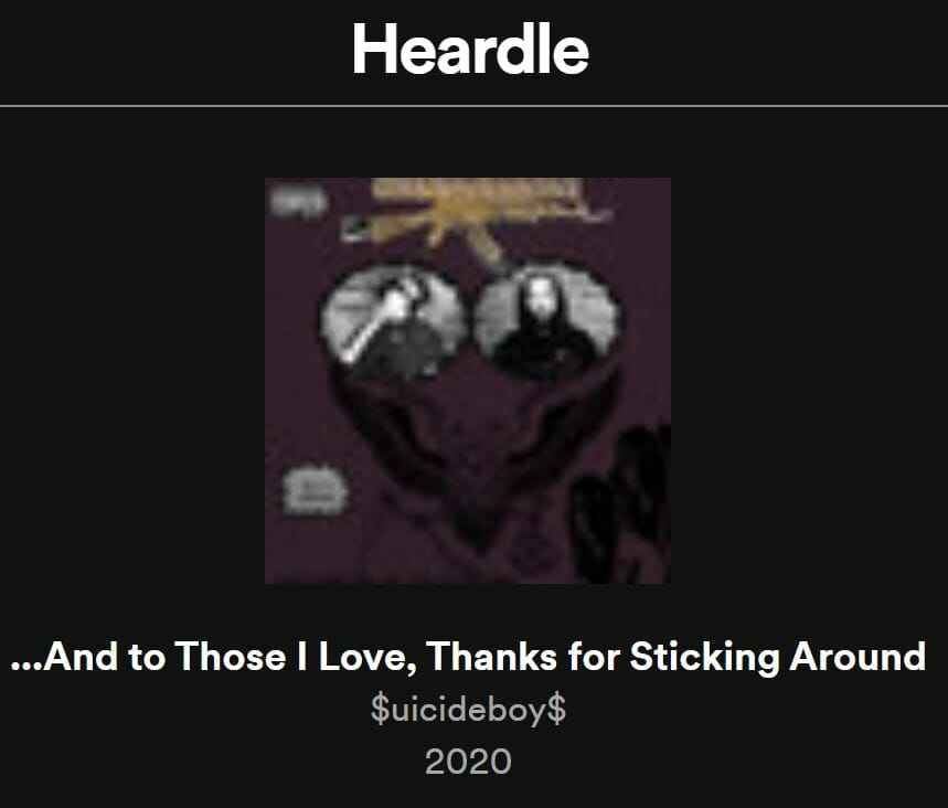 Daily Heardle Answer - 20th October 2022