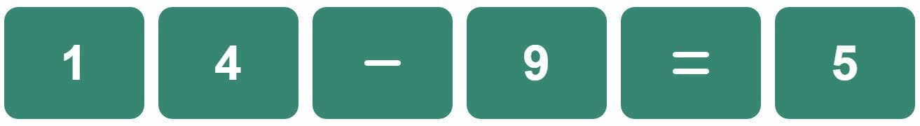 Daily Mini Bi-Nerdle Answer 2 - 31st October 2022