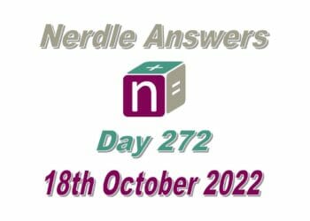 Daily Nerdle 272 Answers - October 18th, 2022