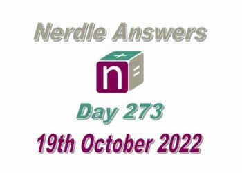 Daily Nerdle 273 Answers - October 19th, 2022