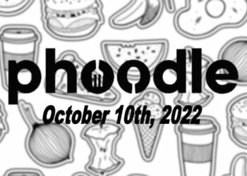 Daily Phoodle - 10th October 2022