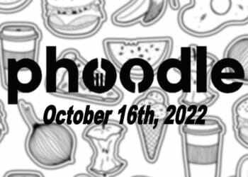 Daily Phoodle - 16th October 2022