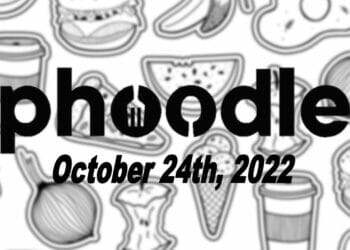 Daily Phoodle - 24th October 2022
