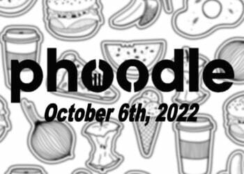 Daily Phoodle - 6th October 2022
