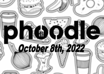 Daily Phoodle - 8th October 2022