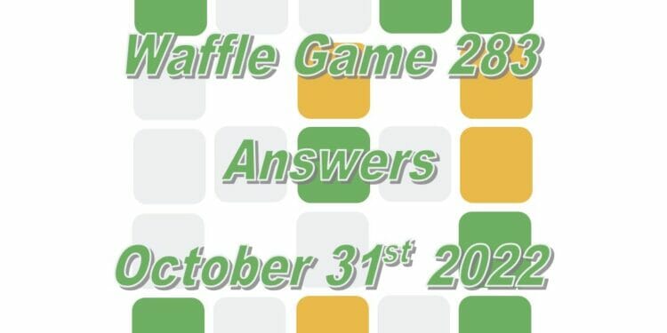 Daily Waffle - November 1st 2022