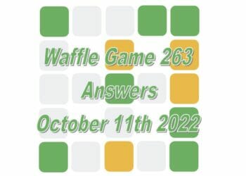 Daily Waffle - October 11th 2022