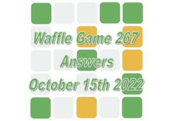 Daily Waffle - October 15th 2022