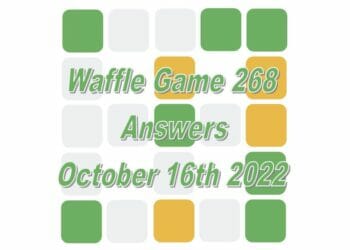 Daily Waffle - October 16th 2022