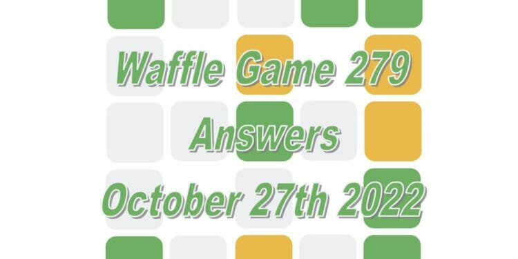 Daily Waffle - October 27th 2022