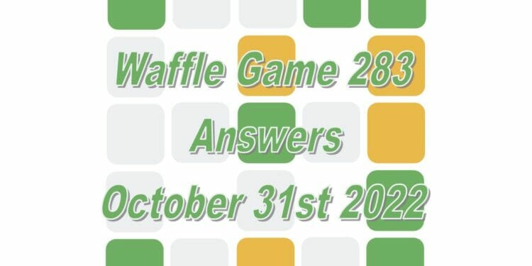 Daily Waffle - October 31st 2022