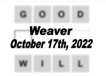 Daily Weaver - 17th October 2022