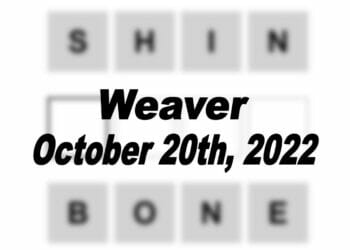 Daily Weaver - 20th October 2022
