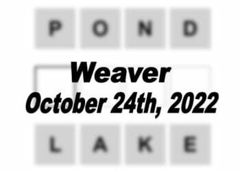 Daily Weaver - 24th October 2022