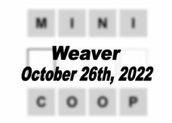 Daily Weaver - 26th October 2022