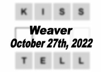 Daily Weaver - 27th October 2022