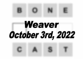 Daily Weaver - 3rd October 2022